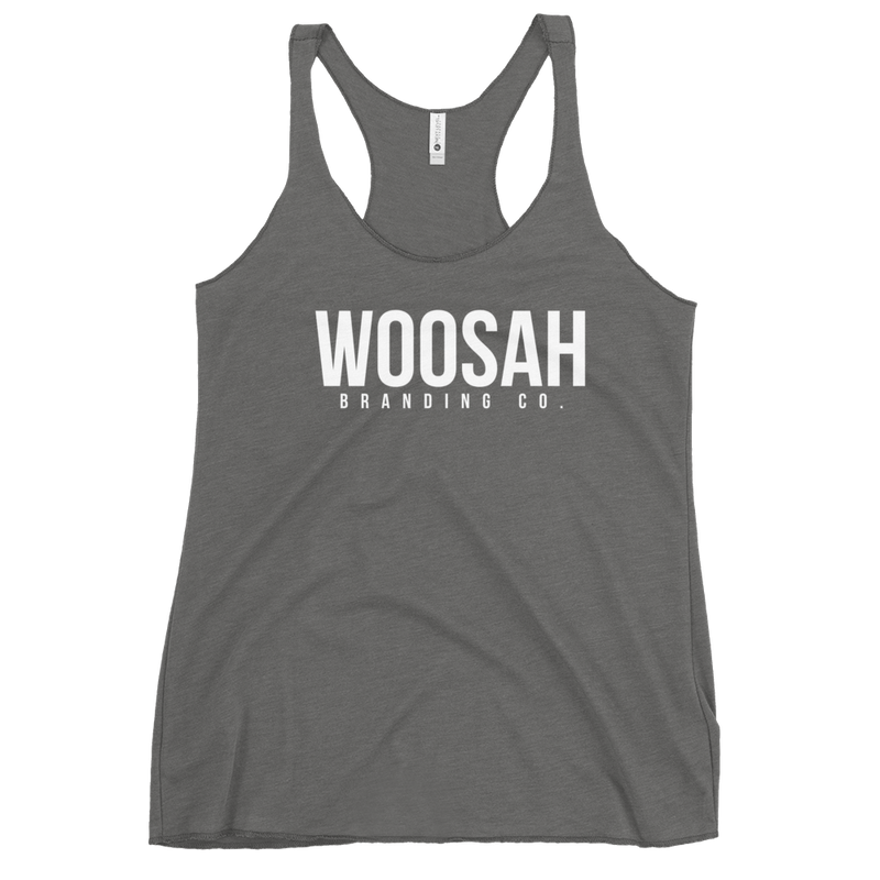 Woosah "Brand Logo" Women's Racerback Tank