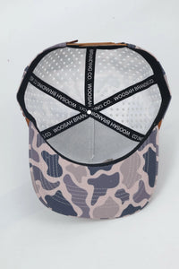 JUST DUCK SMOKE-BRUSH CAMO SNAPBACK HAT