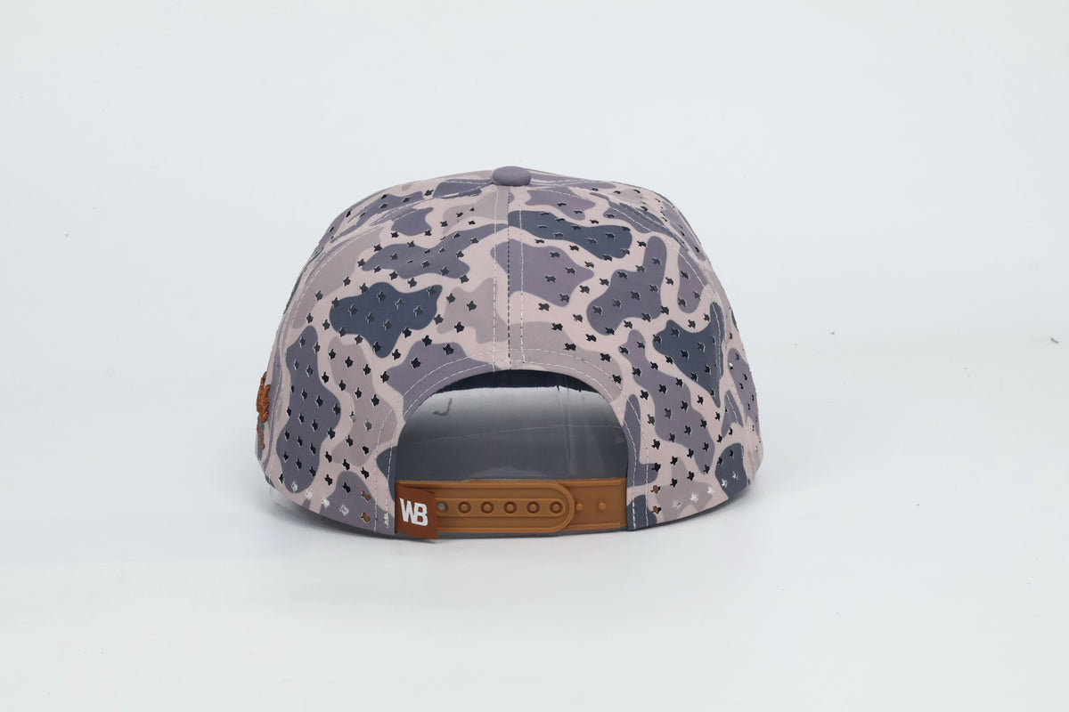 JUST DUCK SMOKE-BRUSH CAMO SNAPBACK HAT