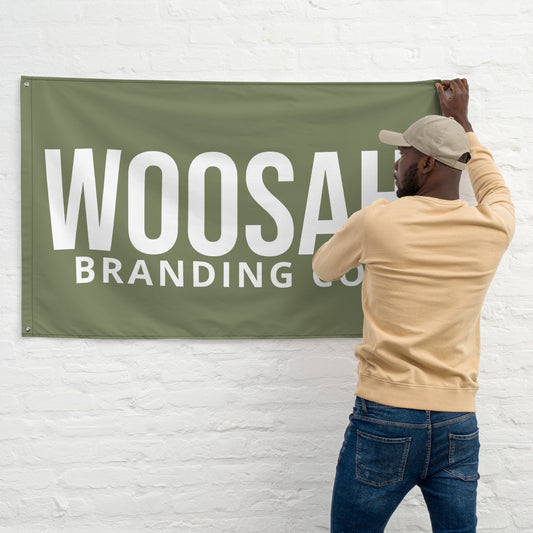 Woosah Branding Company Logo Flag