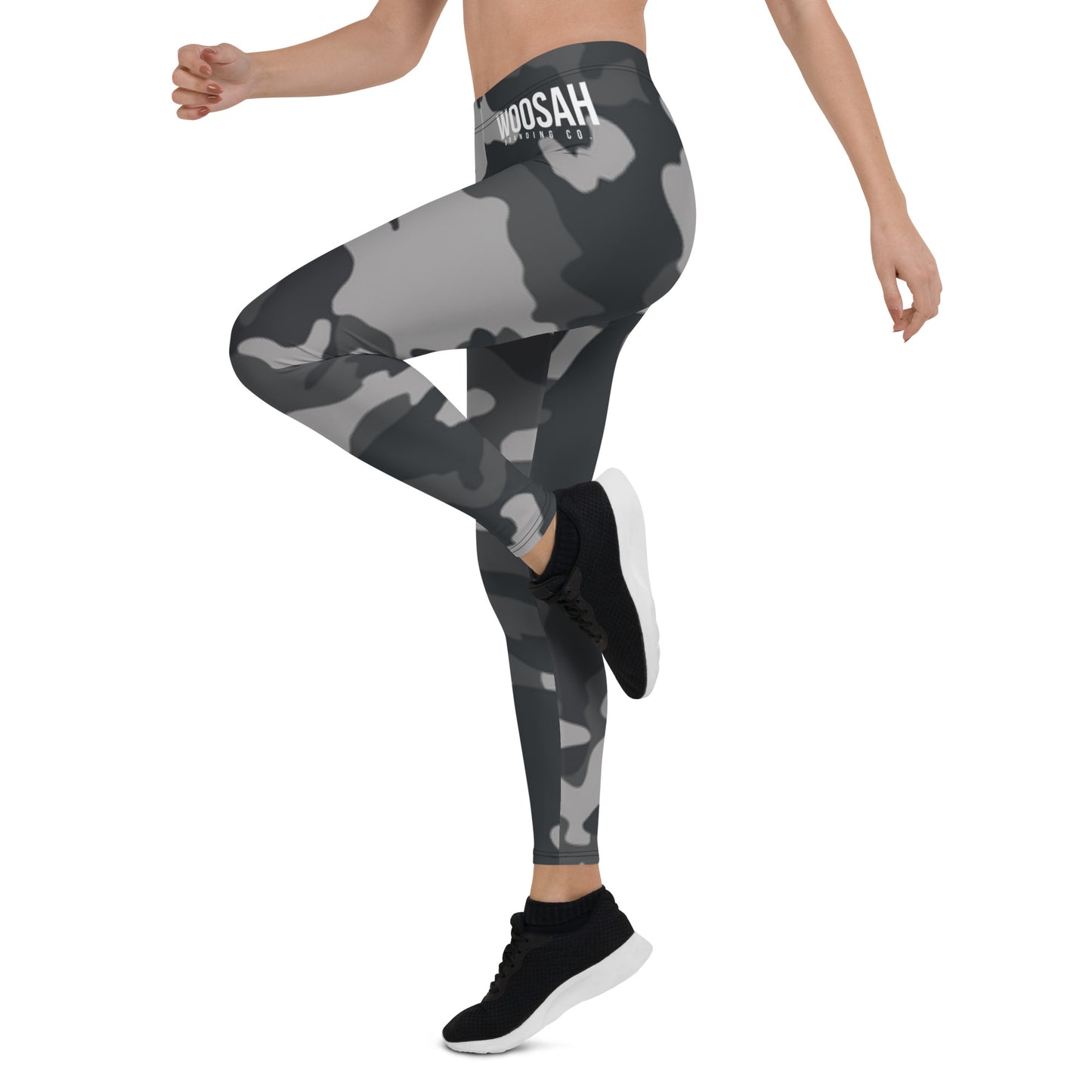 Woosah Black Camo Leggings