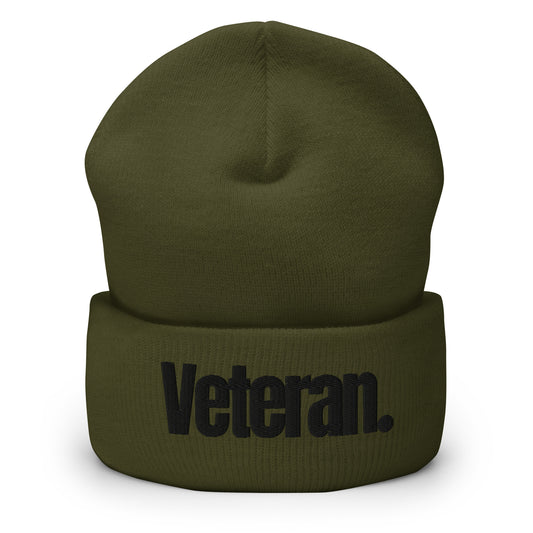 Woosah Veteran. Cuffed Beanie