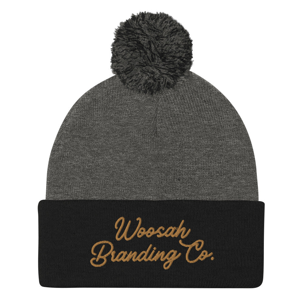 Woosah Pom-Pom Beanie