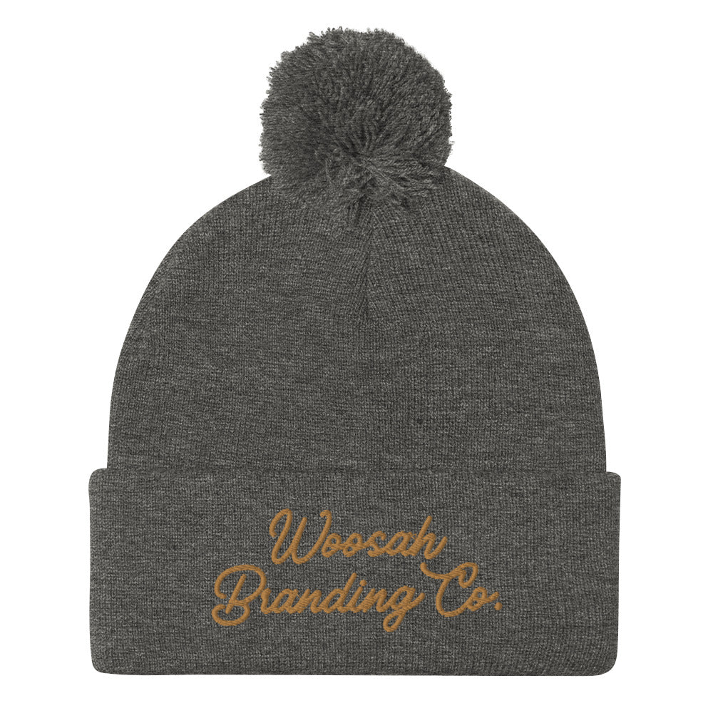 Woosah Pom-Pom Beanie