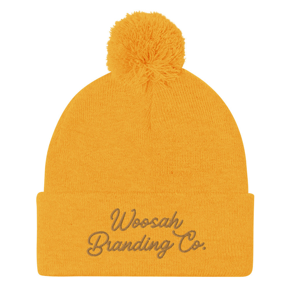 Woosah Pom-Pom Beanie