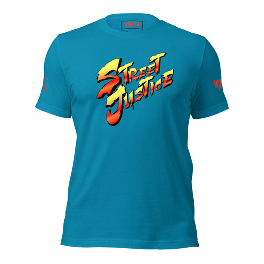 Woosah Street Justice Fitted Unisex t-shirt