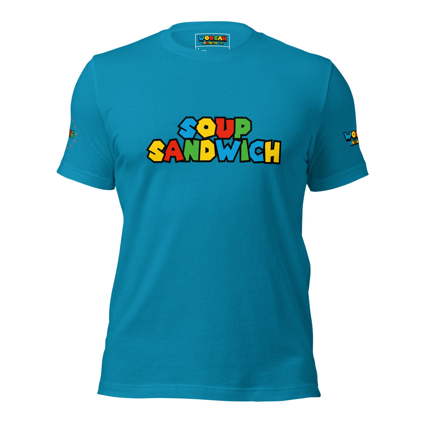 Woosah Soup Sandwich Fitted Unisex t-shirt