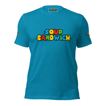 Woosah Soup Sandwich Fitted Unisex t-shirt