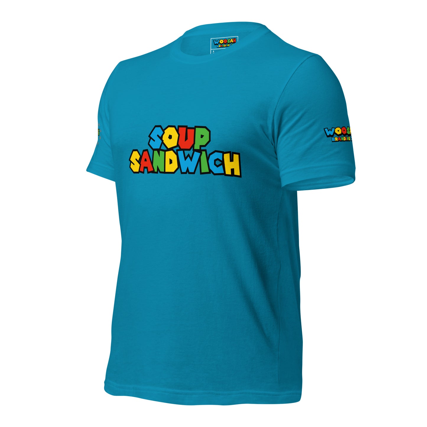 Woosah Soup Sandwich Fitted Unisex t-shirt