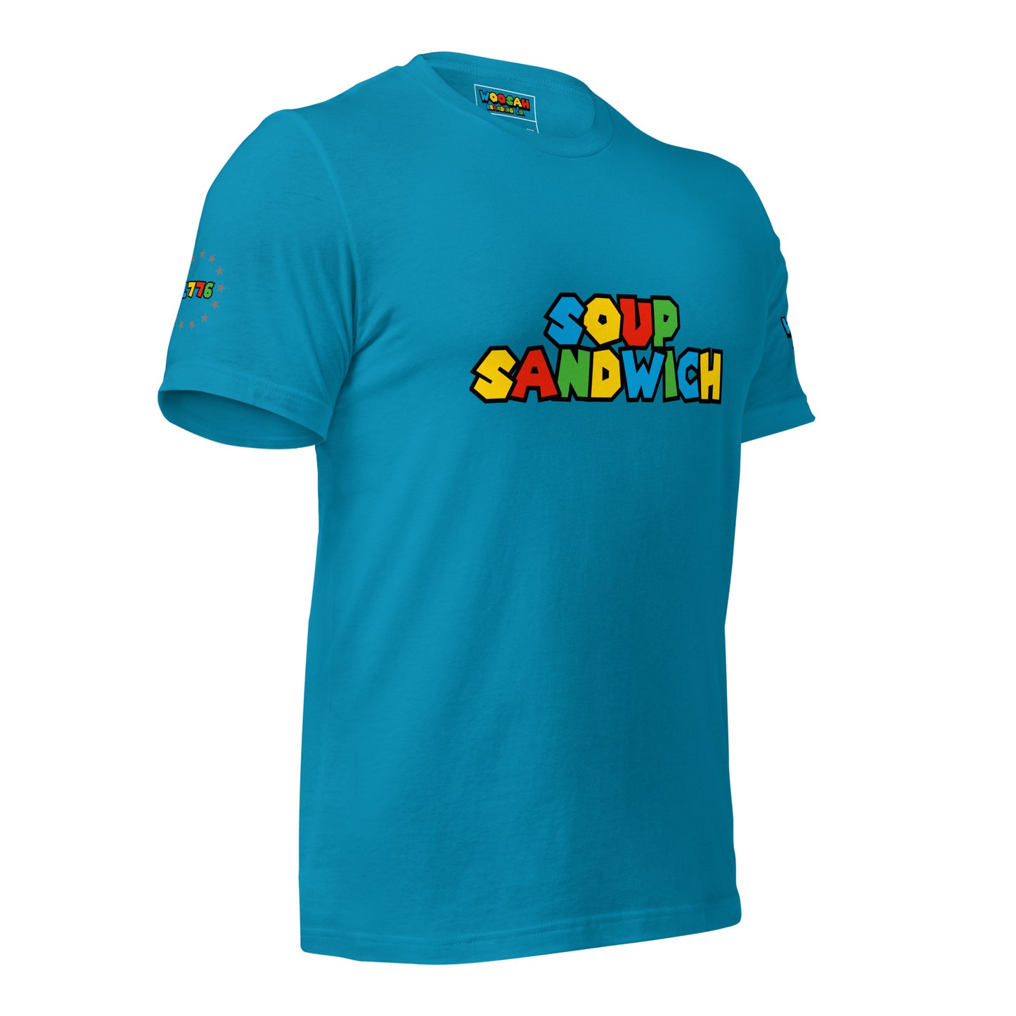 Woosah Soup Sandwich Fitted Unisex t-shirt