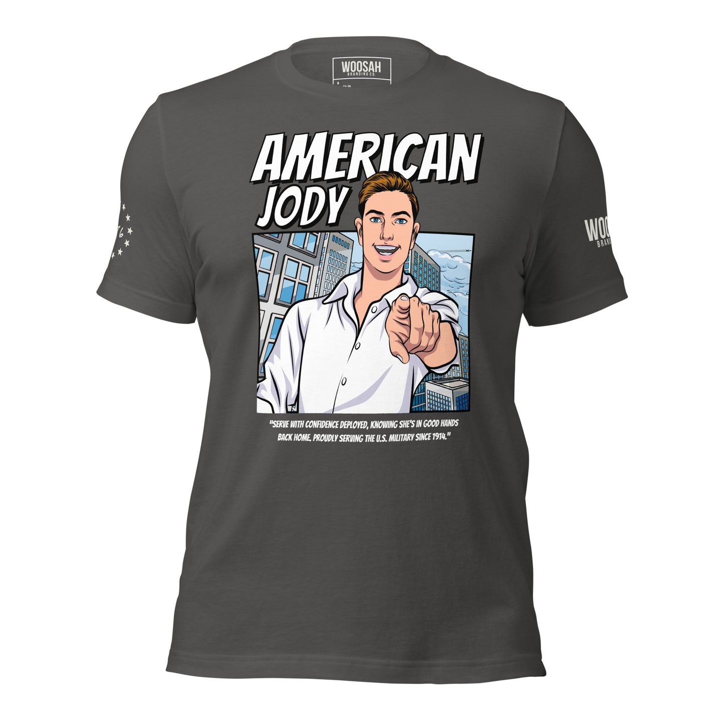 Woosah American Jody Fitted Unisex t-shirt