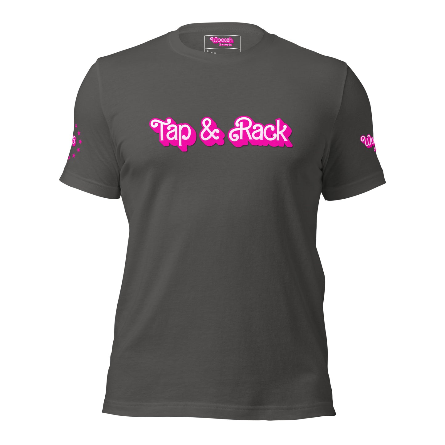 Woosah Tap & Rack Fitted Unisex t-shirt