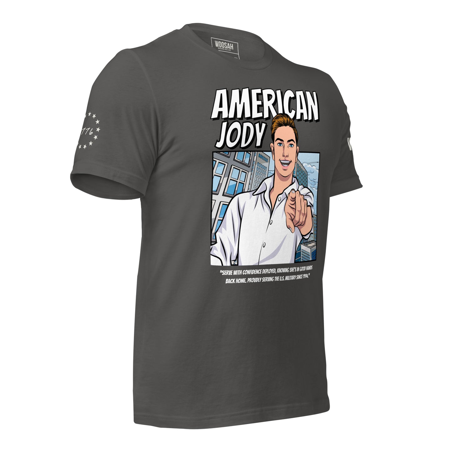 Woosah American Jody Fitted Unisex t-shirt