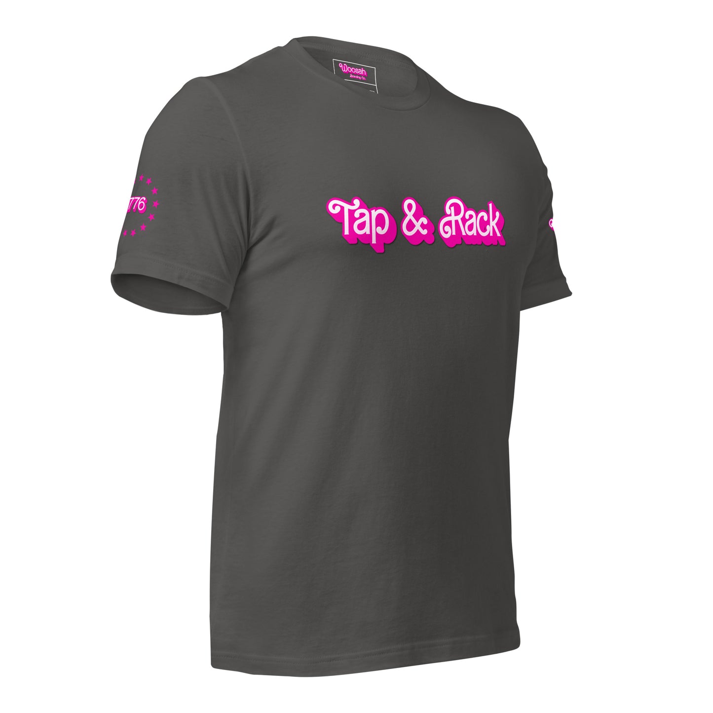 Woosah Tap & Rack Fitted Unisex t-shirt