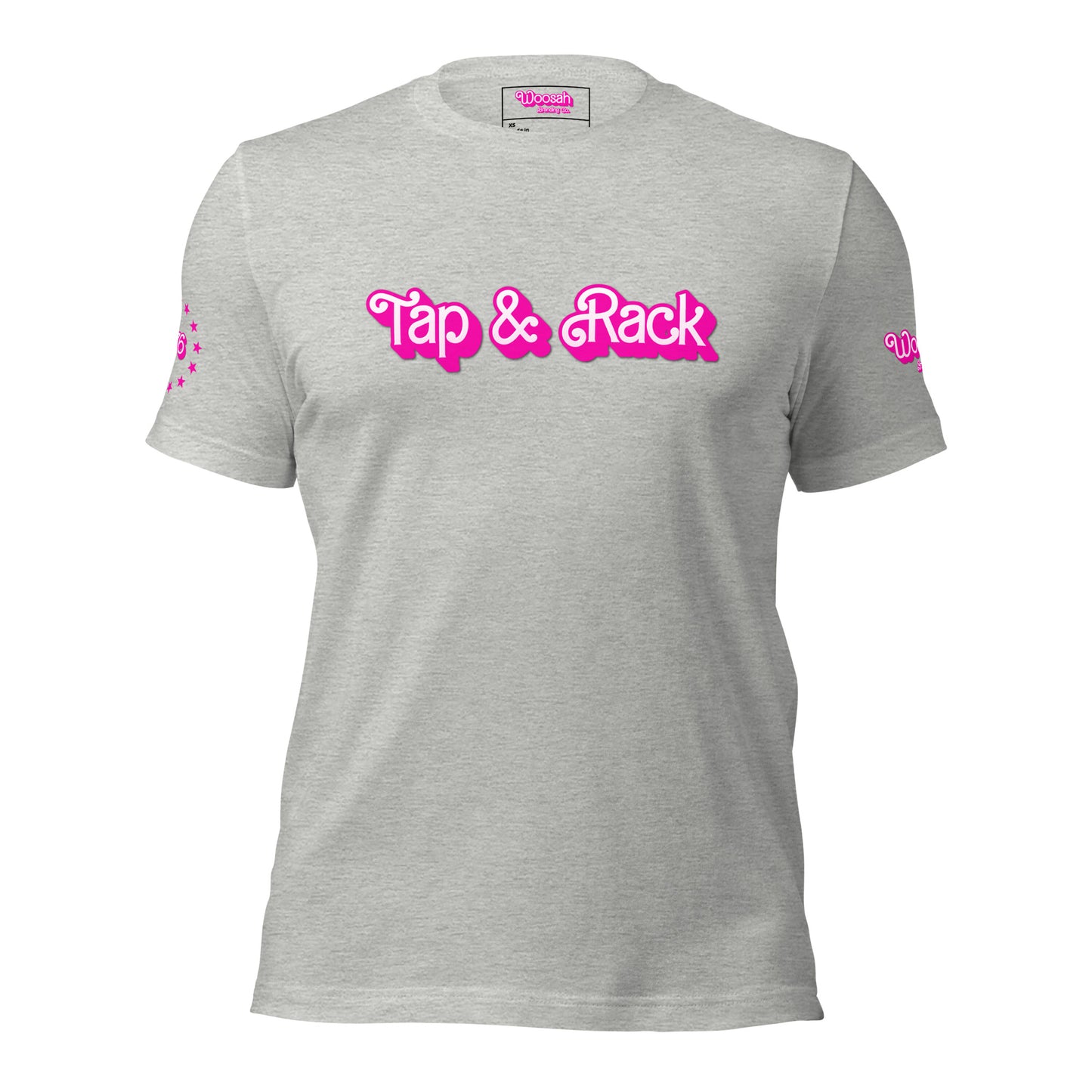 Woosah Tap & Rack Fitted Unisex t-shirt