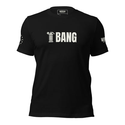 Woosah Flash Bang Fitted Unisex t-shirt