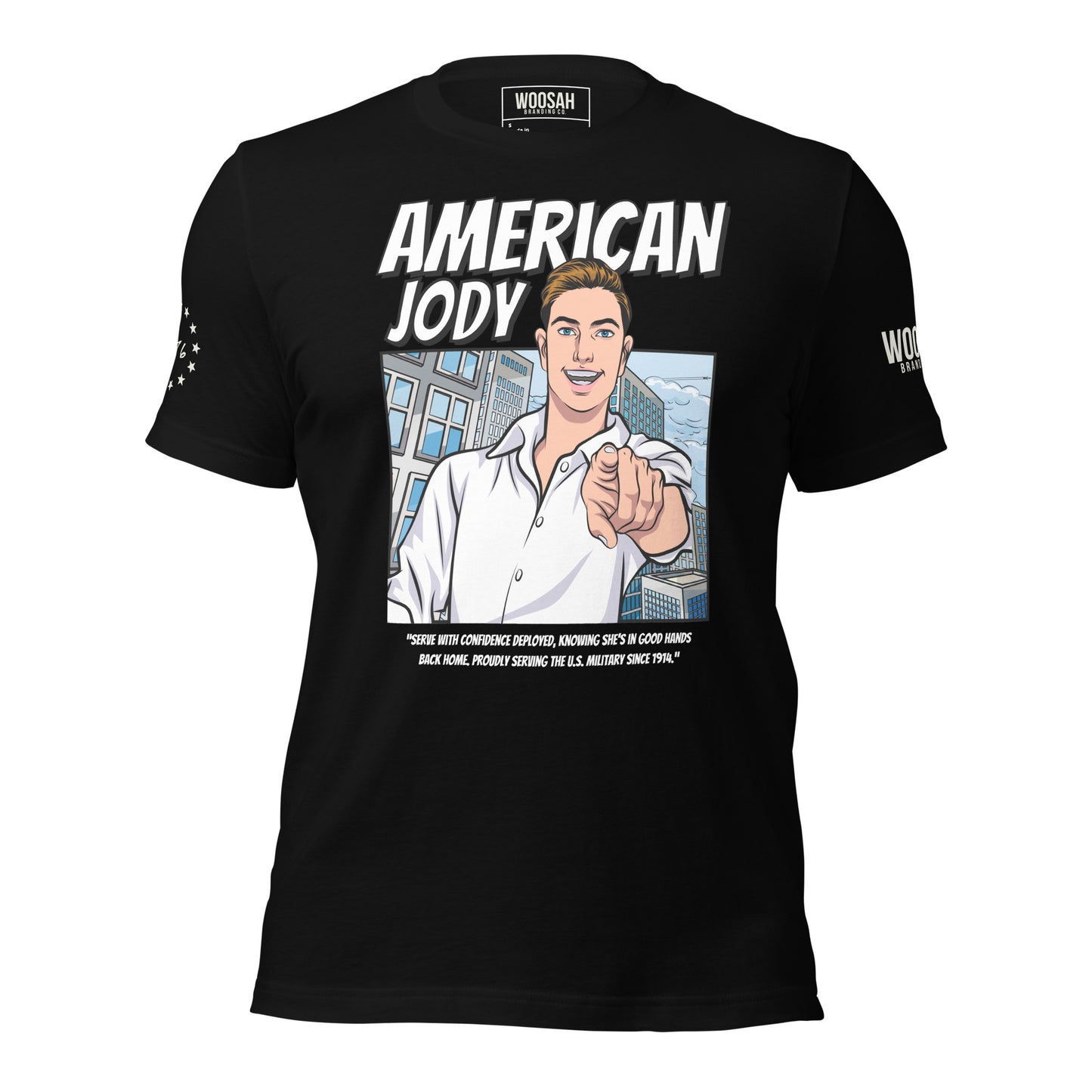 Woosah American Jody Fitted Unisex t-shirt