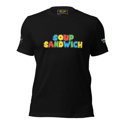 Woosah Soup Sandwich Fitted Unisex t-shirt