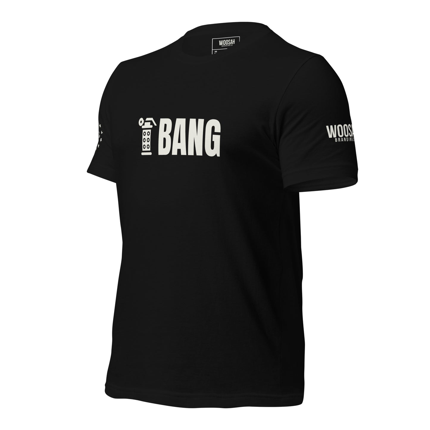 Woosah Flash Bang Fitted Unisex t-shirt