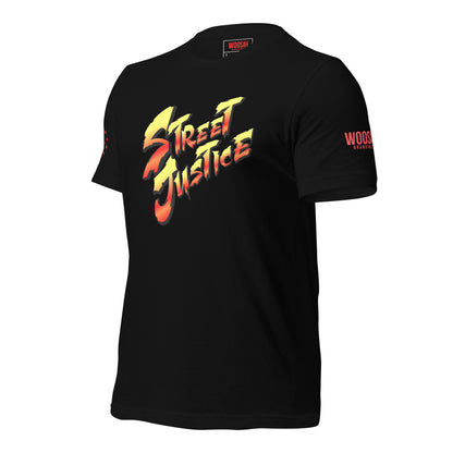 Woosah Street Justice Fitted Unisex t-shirt