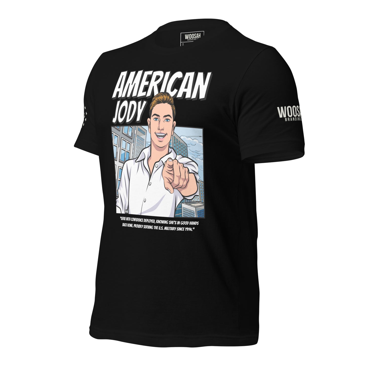 Woosah American Jody Fitted Unisex t-shirt