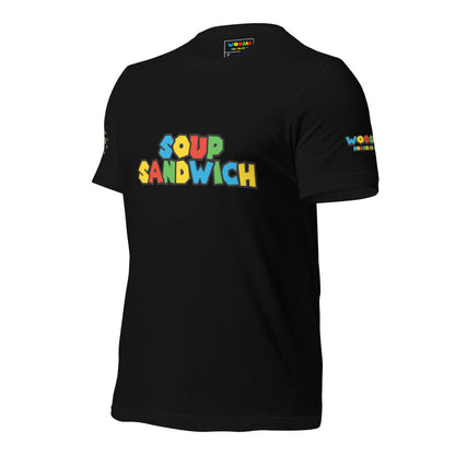 Woosah Soup Sandwich Fitted Unisex t-shirt