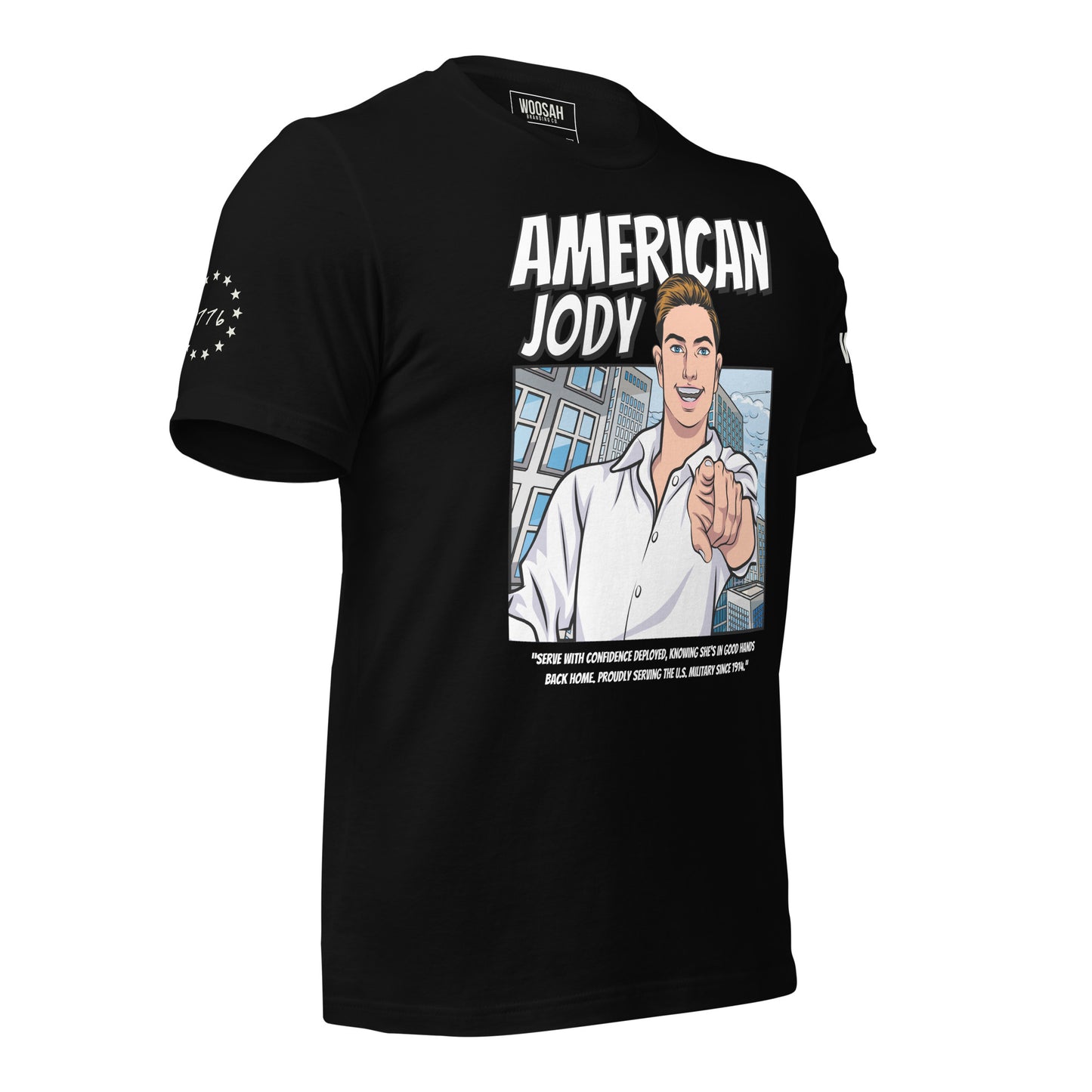 Woosah American Jody Fitted Unisex t-shirt