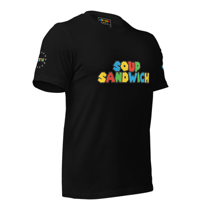 Woosah Soup Sandwich Fitted Unisex t-shirt