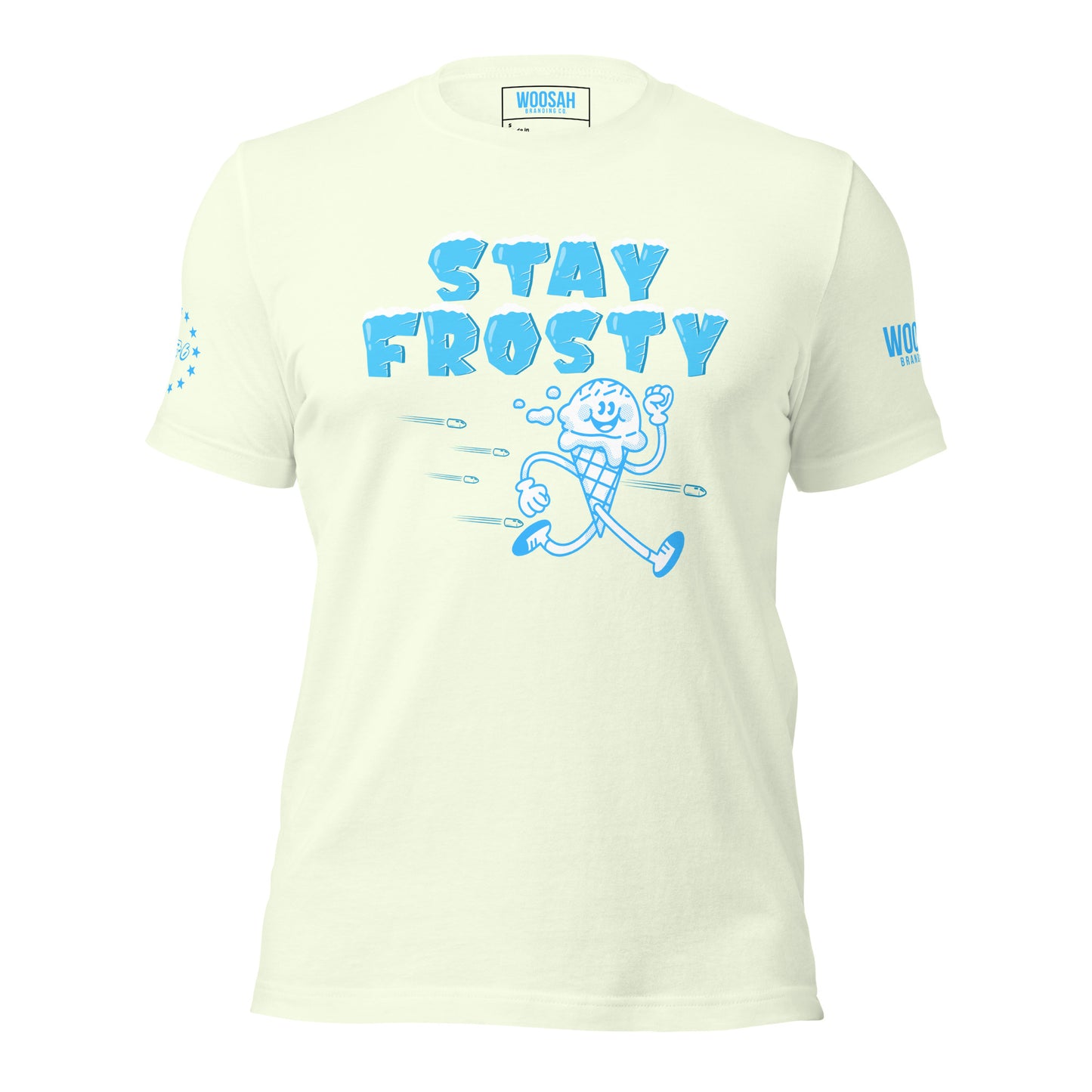 Woosah Stay Frosty Fitted Unisex t-shirt