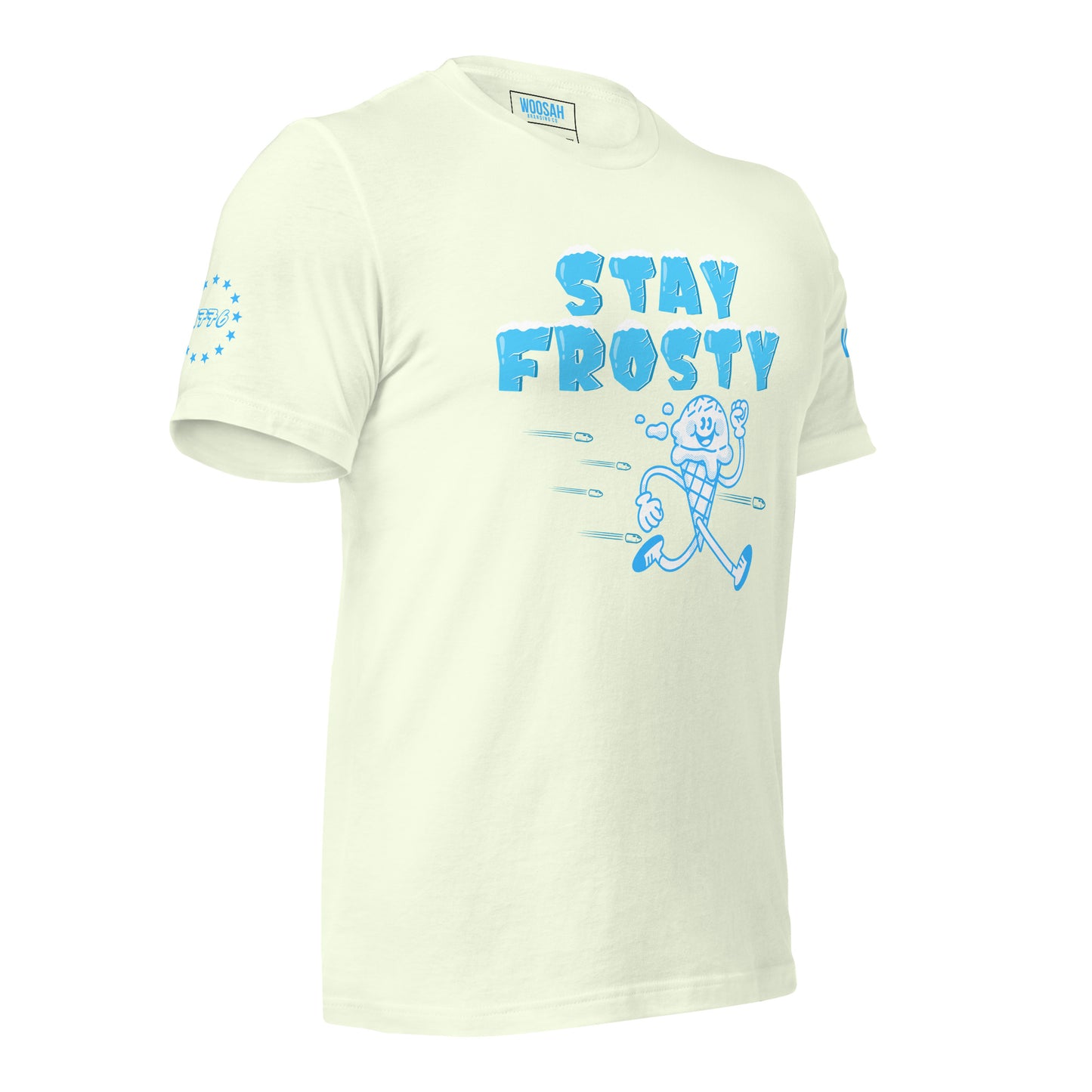 Woosah Stay Frosty Fitted Unisex t-shirt