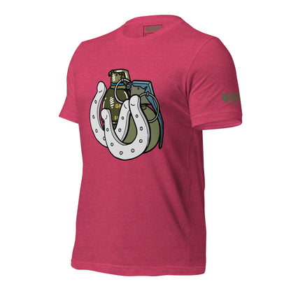 Woosah Horseshoe and Hand Grenades Tee