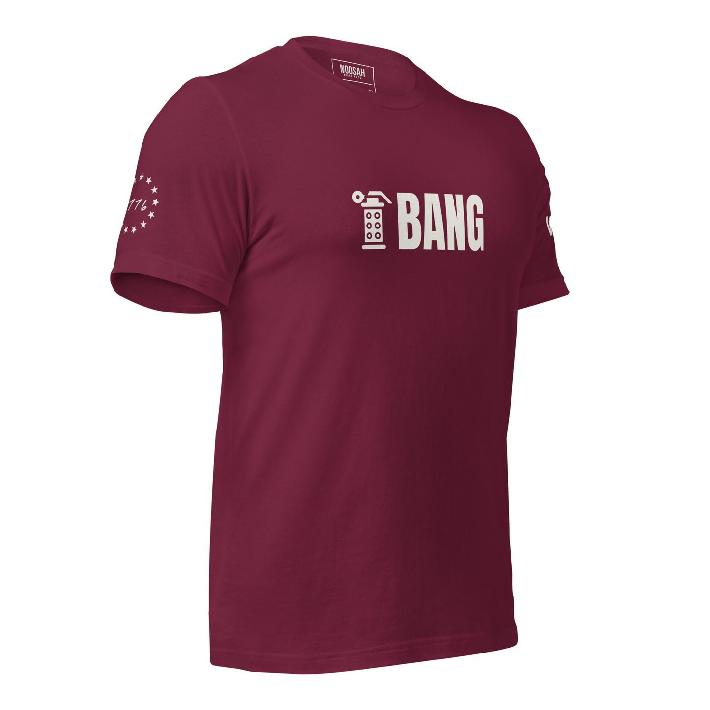 Woosah Flash Bang Fitted Unisex t-shirt