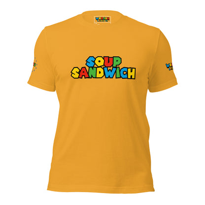 Woosah Soup Sandwich Fitted Unisex t-shirt