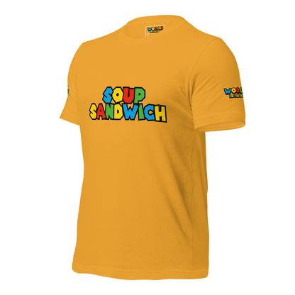 Woosah Soup Sandwich Fitted Unisex t-shirt