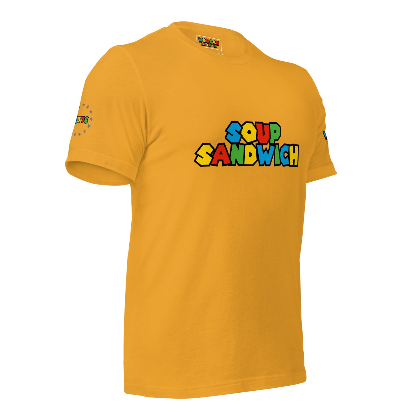 Woosah Soup Sandwich Fitted Unisex t-shirt