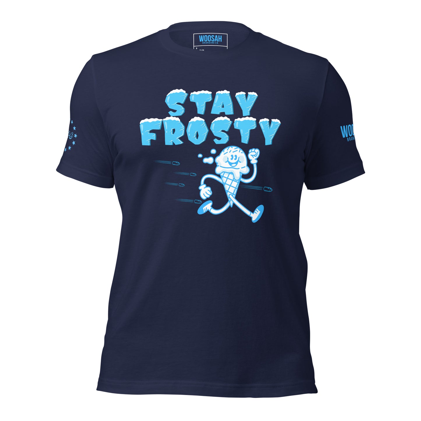 Woosah Stay Frosty Fitted Unisex t-shirt