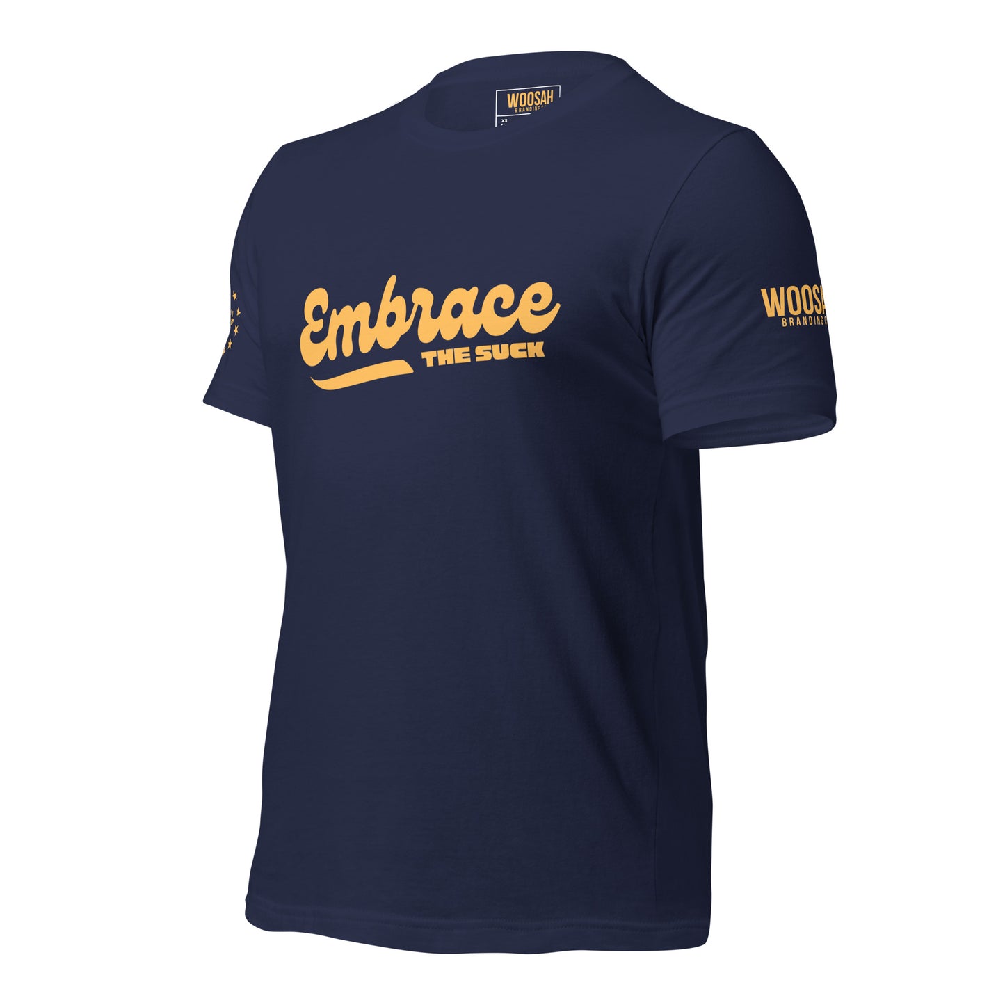 Woosah Embrace the SUCK Fitted Unisex t-shirt