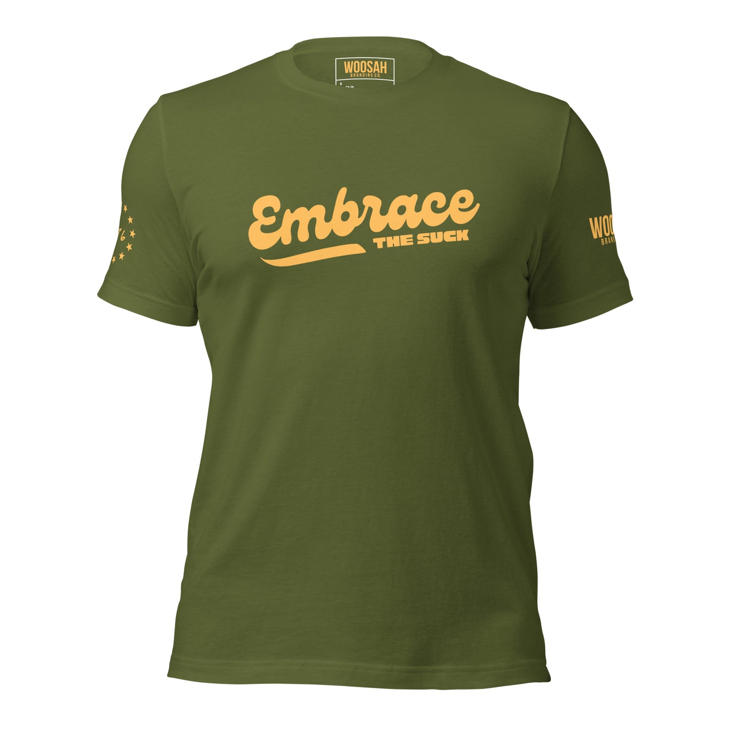 Woosah Embrace the SUCK Fitted Unisex t-shirt