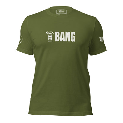 Woosah Flash Bang Fitted Unisex t-shirt