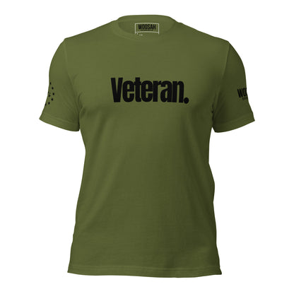 Woosah Veteran. Fitted Unisex t-shirt