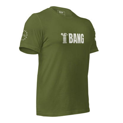 Woosah Flash Bang Fitted Unisex t-shirt