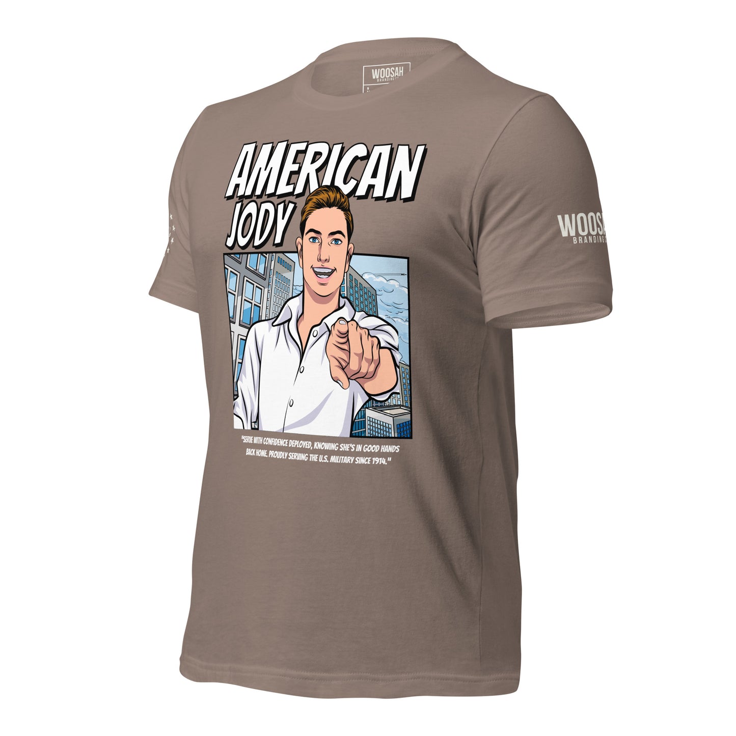 Woosah American Jody Fitted Unisex t-shirt