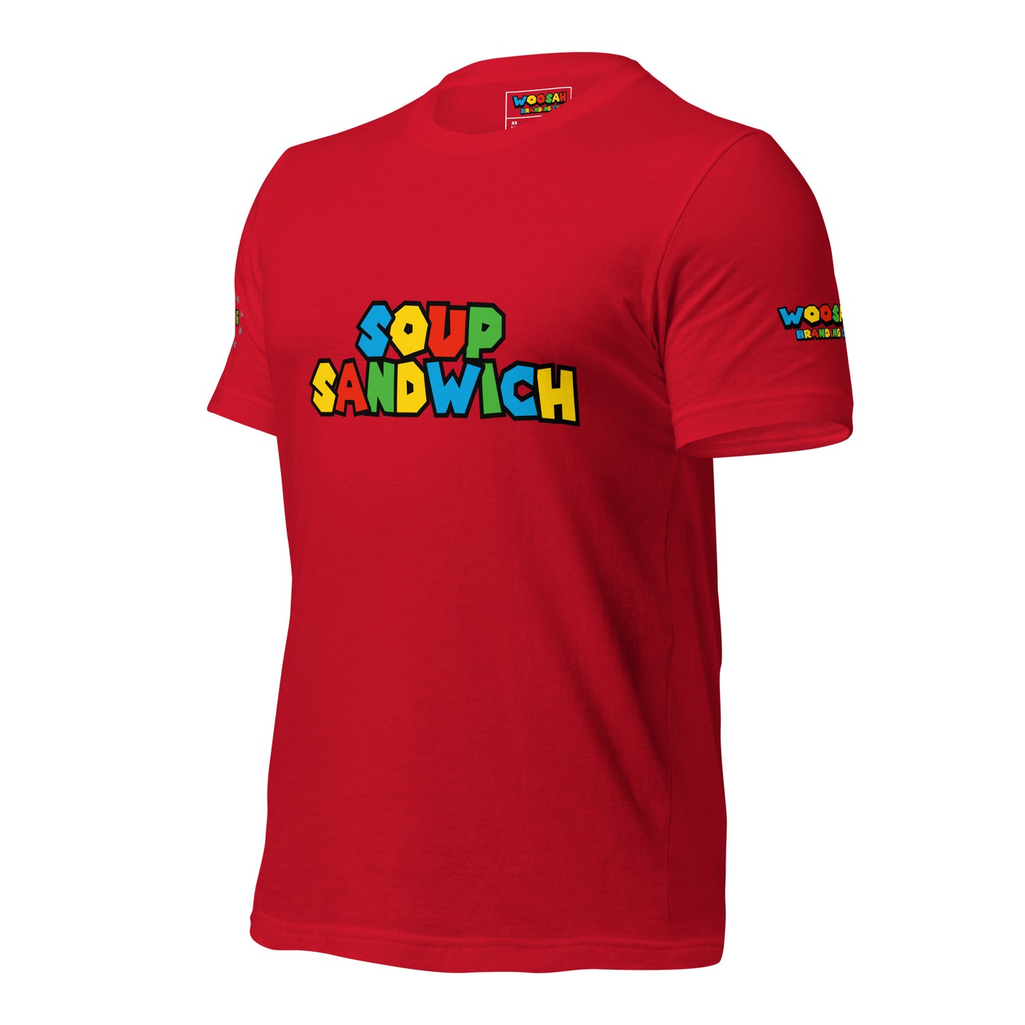 Woosah Soup Sandwich Fitted Unisex t-shirt