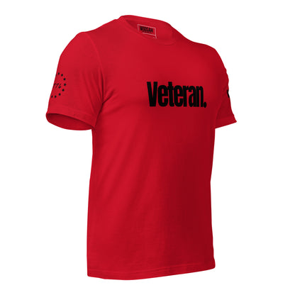 Woosah Veteran. Fitted Unisex t-shirt