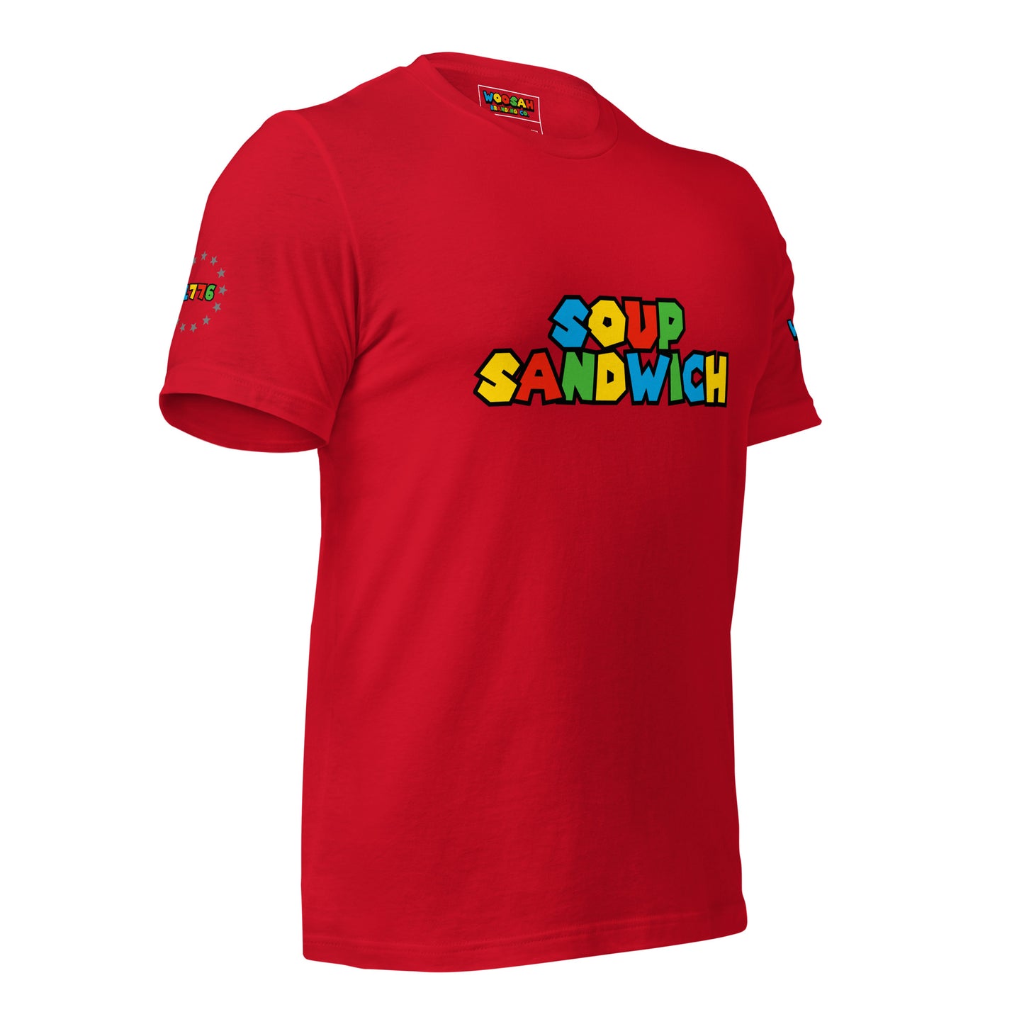 Woosah Soup Sandwich Fitted Unisex t-shirt