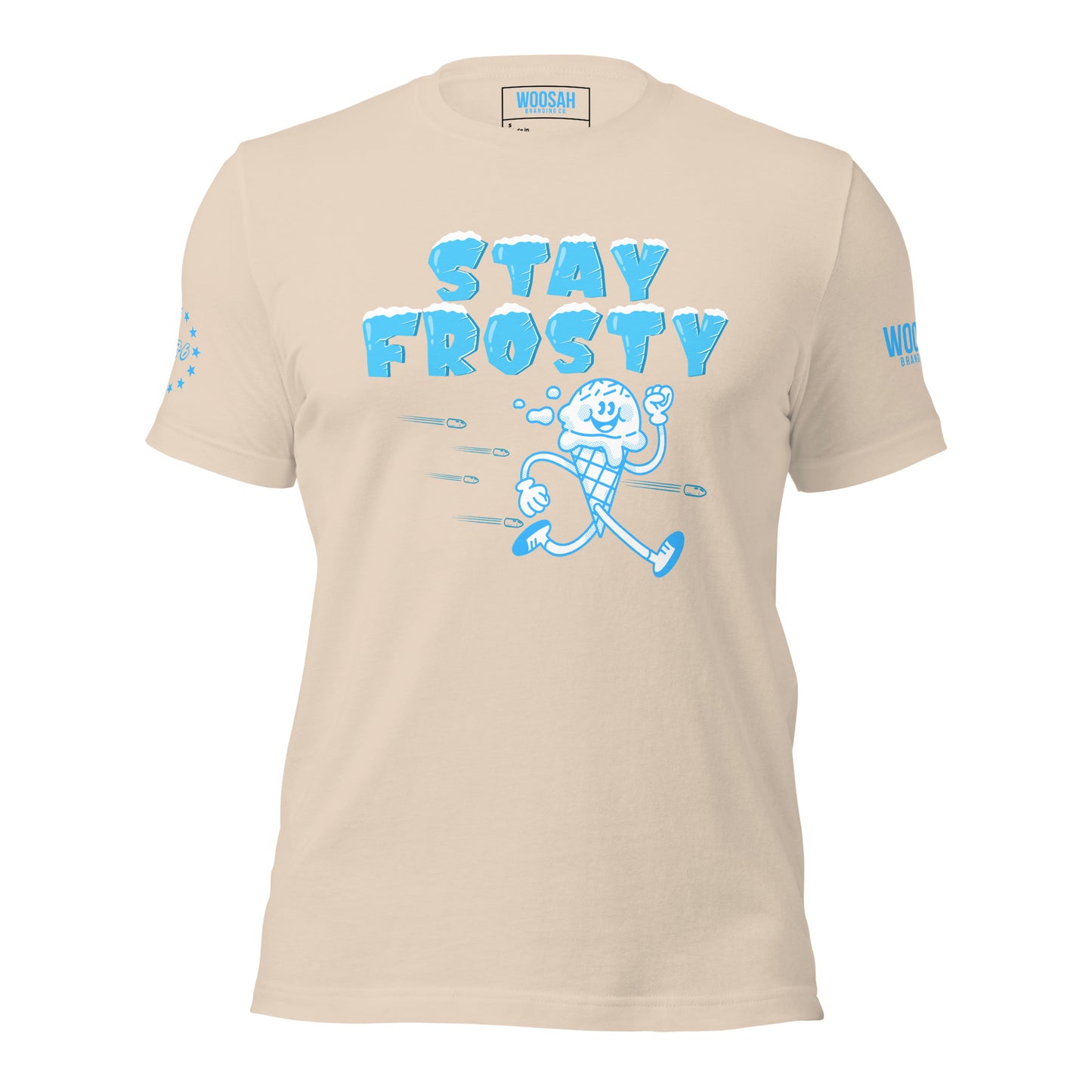 Woosah Stay Frosty Fitted Unisex t-shirt