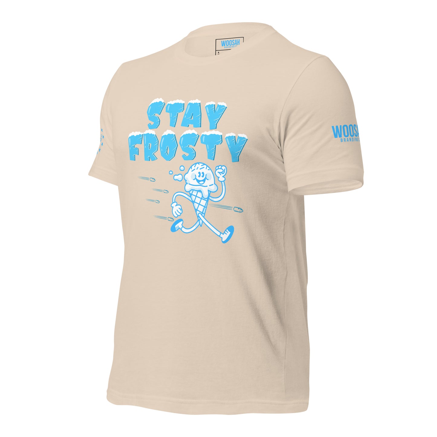 Woosah Stay Frosty Fitted Unisex t-shirt