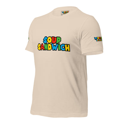 Woosah Soup Sandwich Fitted Unisex t-shirt