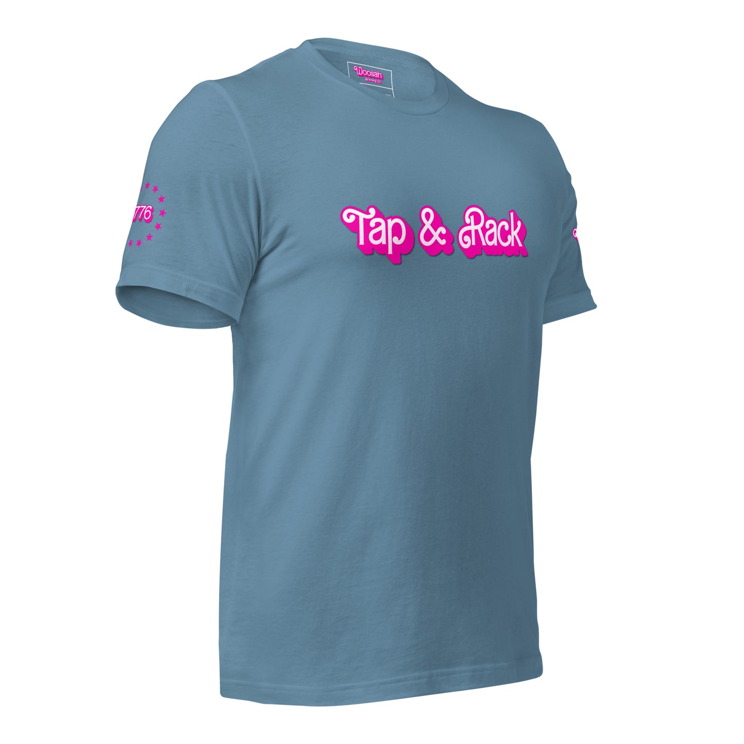 Woosah Tap & Rack Fitted Unisex t-shirt