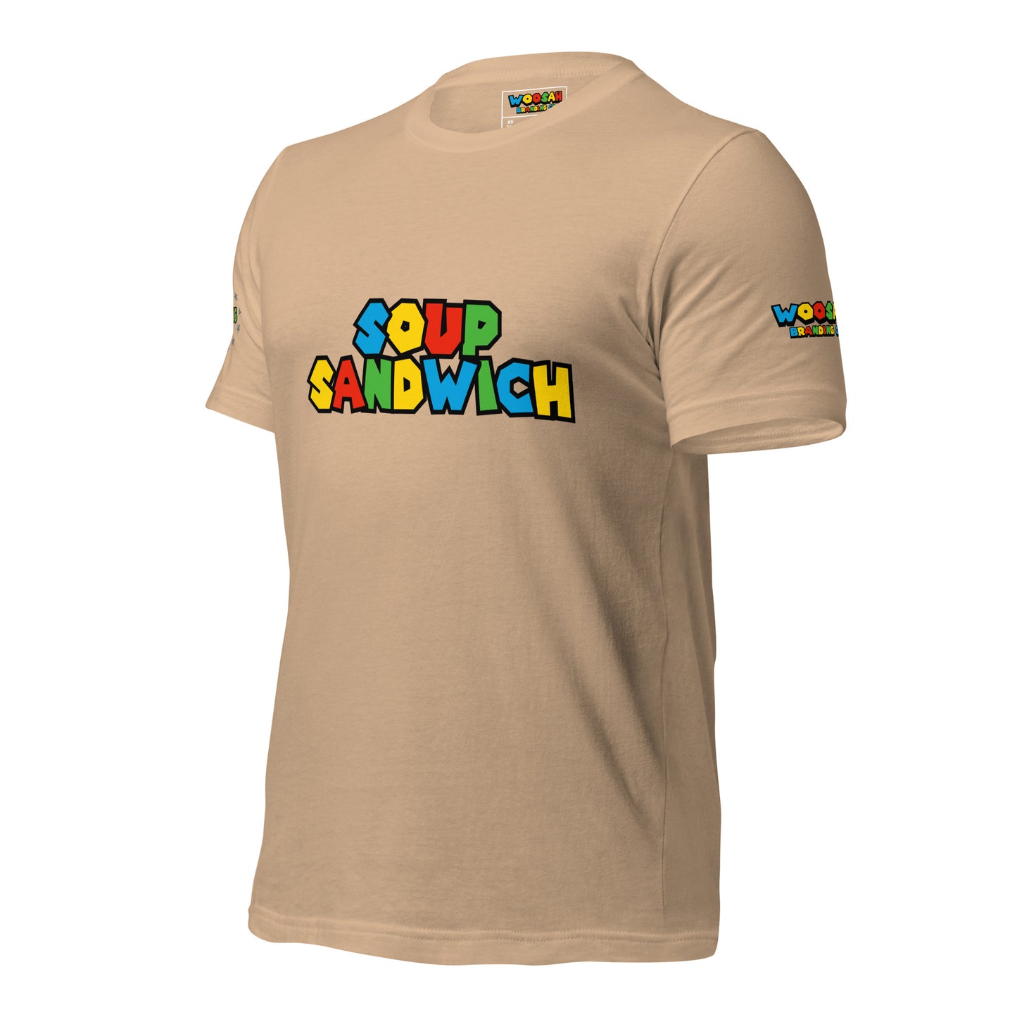 Woosah Soup Sandwich Fitted Unisex t-shirt